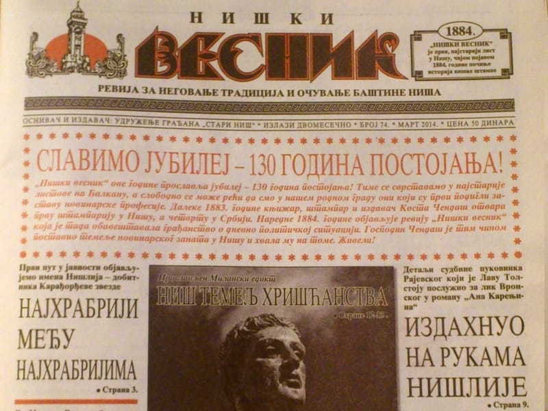 niski vesnik naslovna