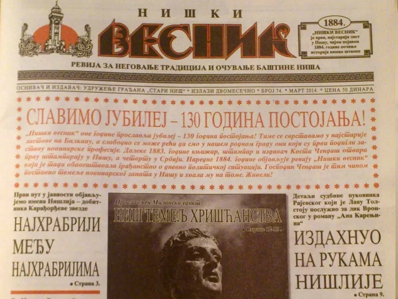 niski vesnik naslovna