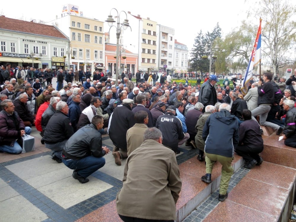 Trg kralja Milana borci