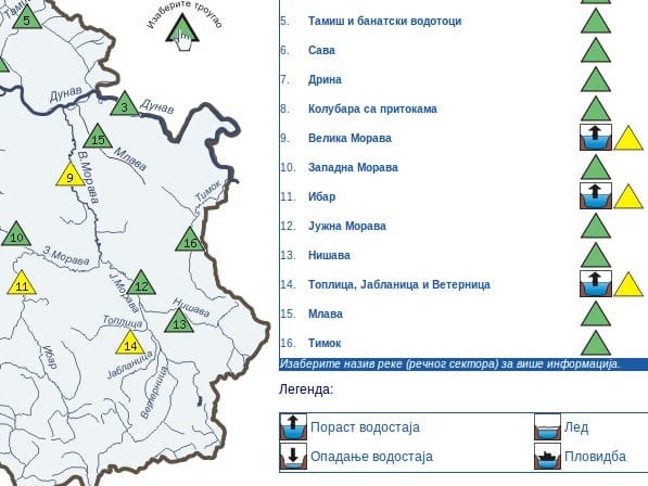 Najavljene jače kiše 8 Prognoza