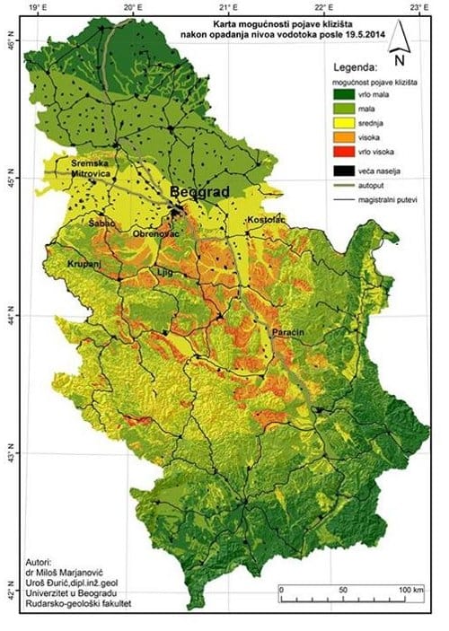 klizista mapa velika