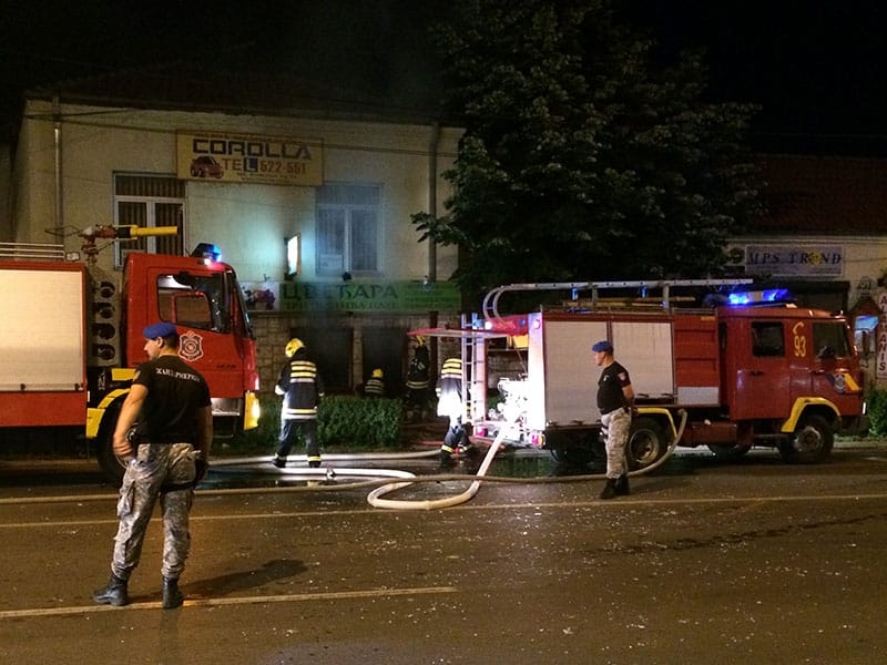 Izgorela cvećara u centru Niša 16 cvecara izgorela nova