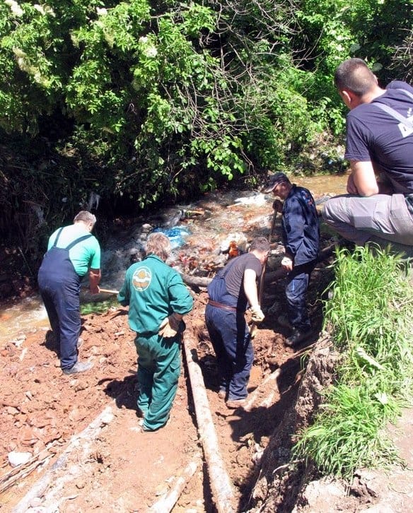 matevac rad na uklanjanju havarije
