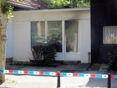 490x370 izgorela kancelarija advokata u Vranju