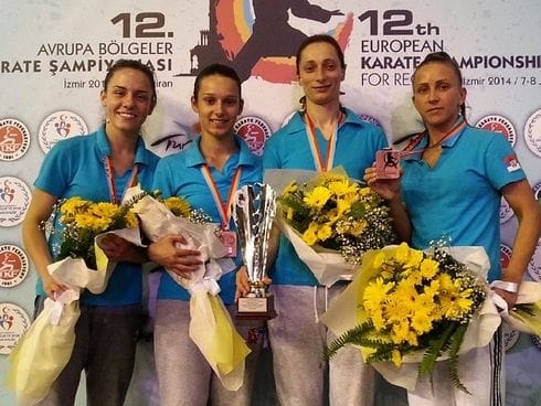 Evropska bronza niške karatistkinje 5 evropsko regionalno izmir 2014 Branka