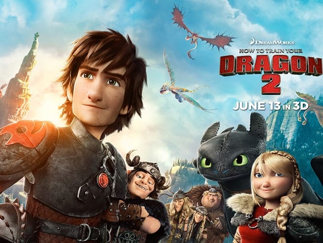 how to train your dragon 2 trailer poster