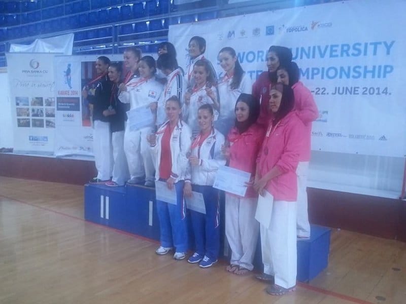 Nišlijka treća na Univerzitetskom prvenstvu sveta 4 karate nis