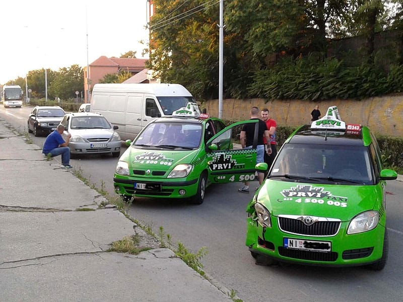 karambol kod glavne stanice