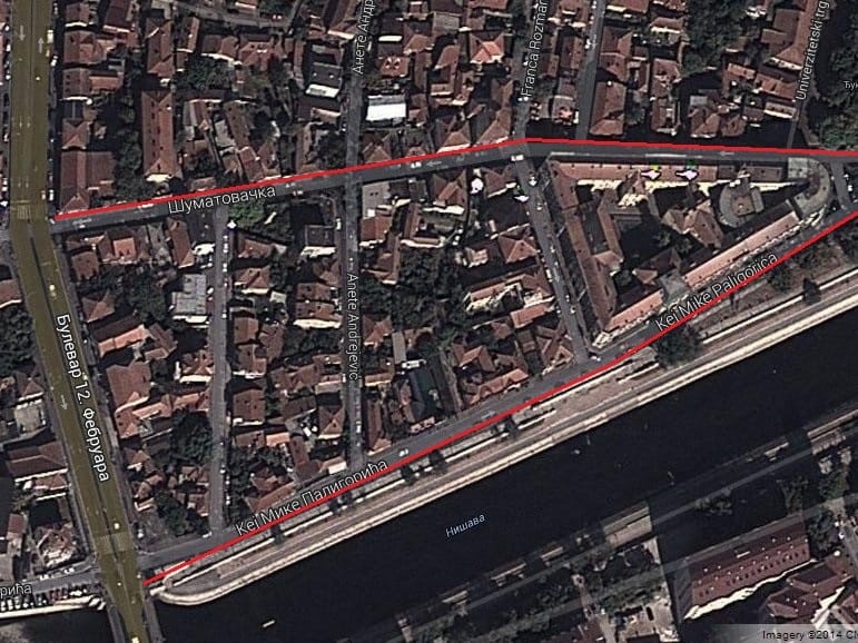 saobracaj obustavljen