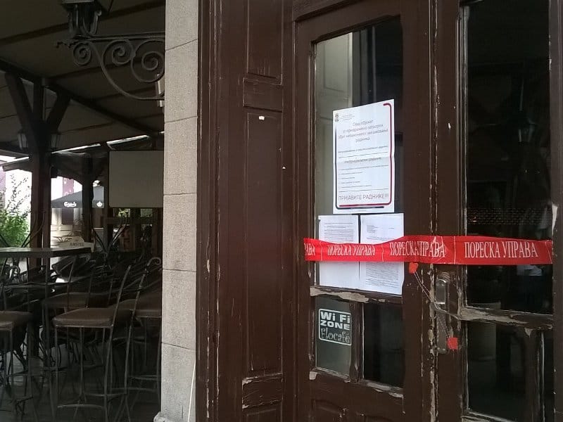 poreska uprava zatvorena radnja