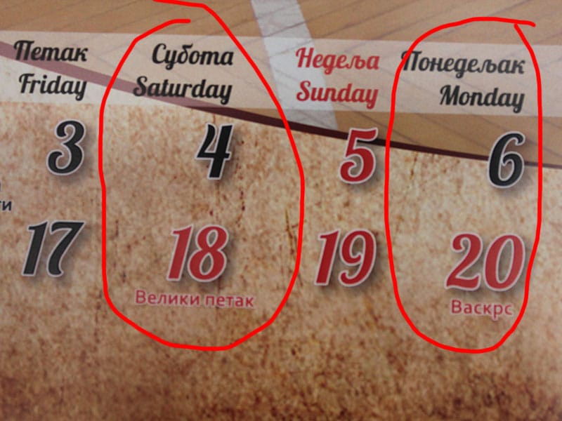 Veliki petak u subotu, samo na Paliluli 15 petak u subotu