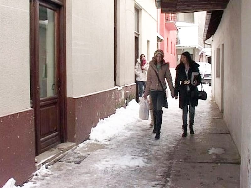 leskovacke ulice sneg i led