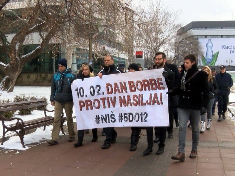 Fondacija "Vuk Stoiljković" za borbu protiv nasilja 18 Protest