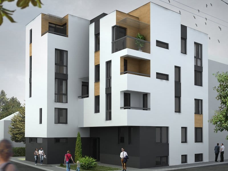 Fasada niških arhitekata među najboljima u Evropi 16 KontraStudio Zgrada u ul Cara Urosa 3D model