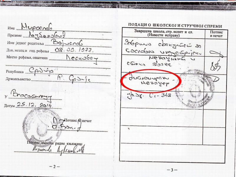 Predsednik opstine Vlasotince dve godine lagao da je diplomirani pravnik1