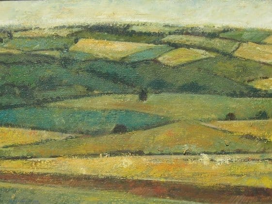 05 LETNJI PREDEO KOD RACE ulje 40 x 60 1994