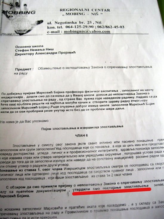 stefan nemanja mobing