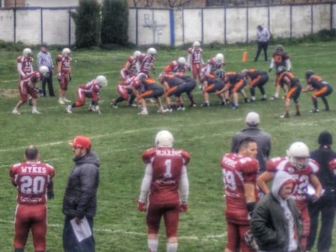 Prva pobeda Imperatora u Prvoj ligi 1 klub americkog fudbala imperatori