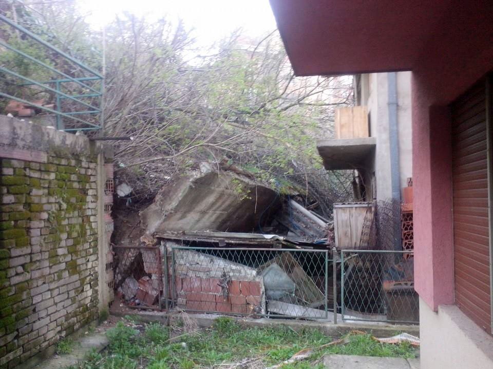 Bez vanredne situacije zbog klizišta u Nišu 1 Kliziste u Partizanskim kuririma