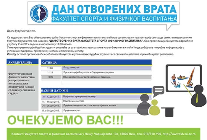 flajer dan otvorenih vrata