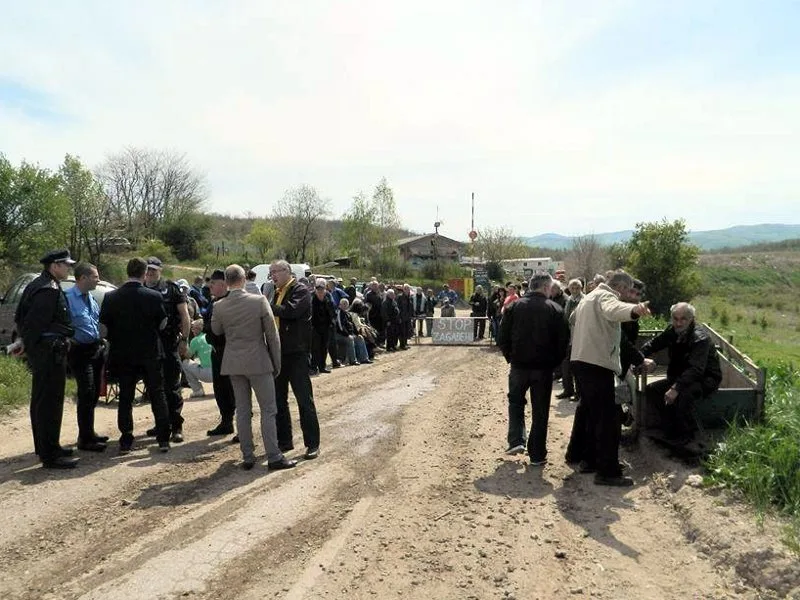 Belotinčani opet blokirali nišku deponiju 15 belotinac protest23