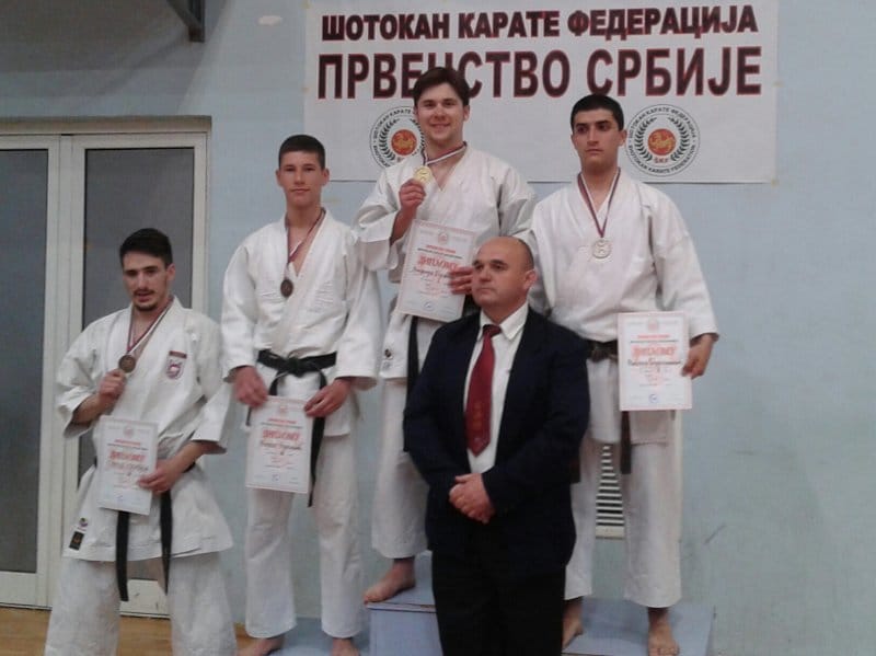 Niški karatista peti put prvak Srbije 9 karate turnir
