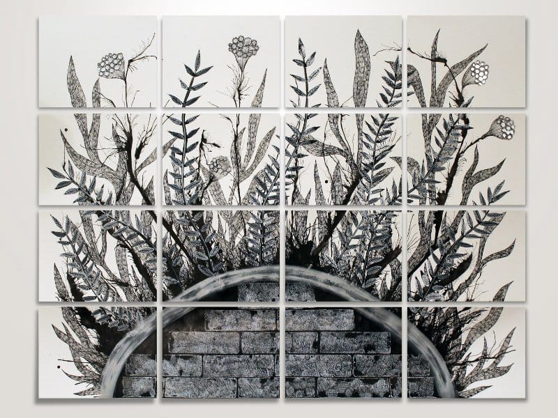 Izložba "Teorija jedinstva" u "Salonu 77" 8 Korov iznad porusenog hrama