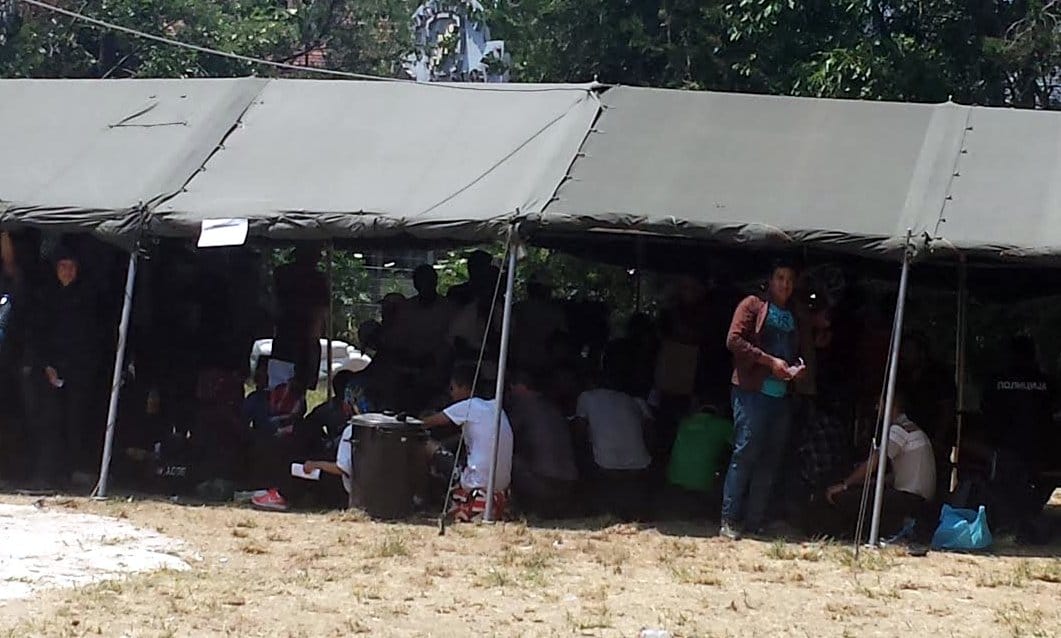 Migranti centar Presevo