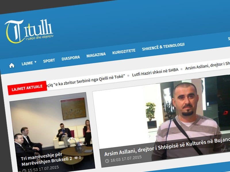 Nakon hakovanja, bujanovački sajt "Tituli" ponovo radi 5 tituli