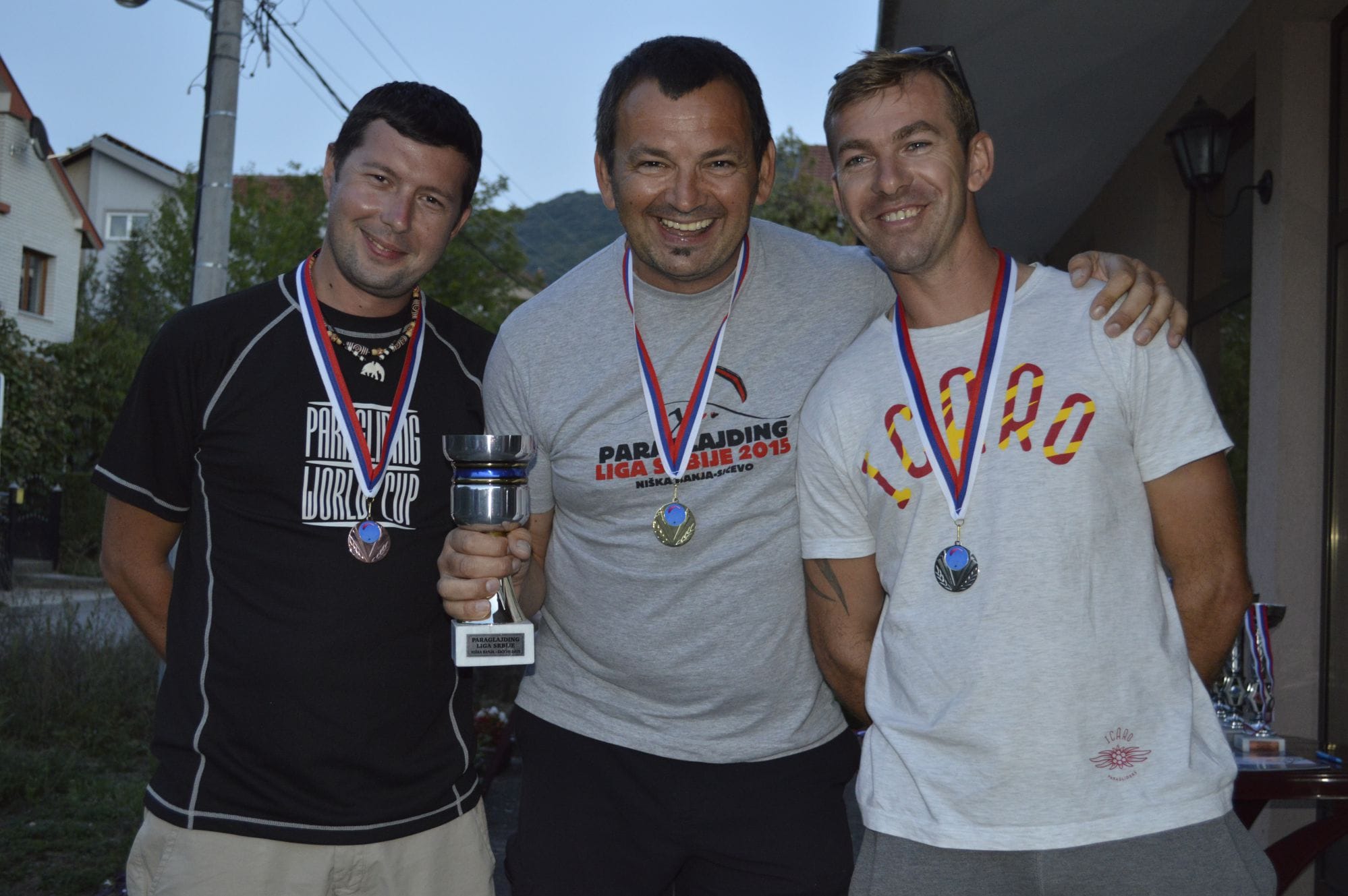 Pobednici Siceva s leva Dudic Ovuka Bacanin