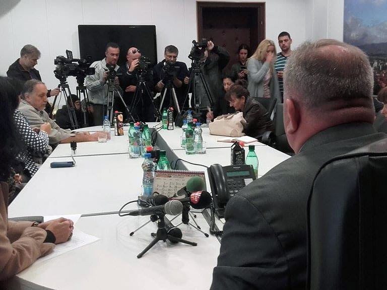 Goran Cvetanovic pred medijima