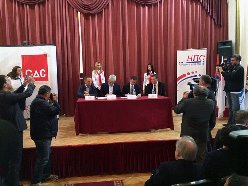 Novi "opozicioni blok" formiran u Nišu 1 Potpisivanje
