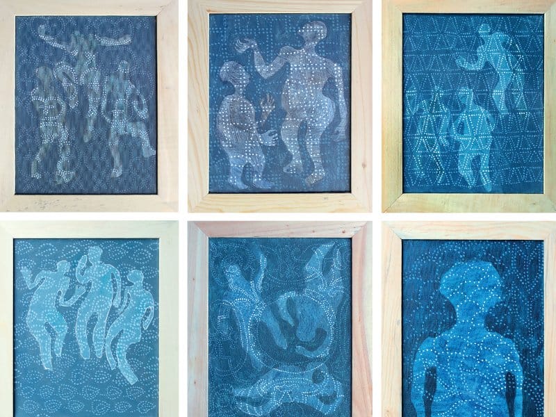 Retrospektivna izložba niške umetnice Katarine Radojlović 6 Iz ciklusa Otisak senke