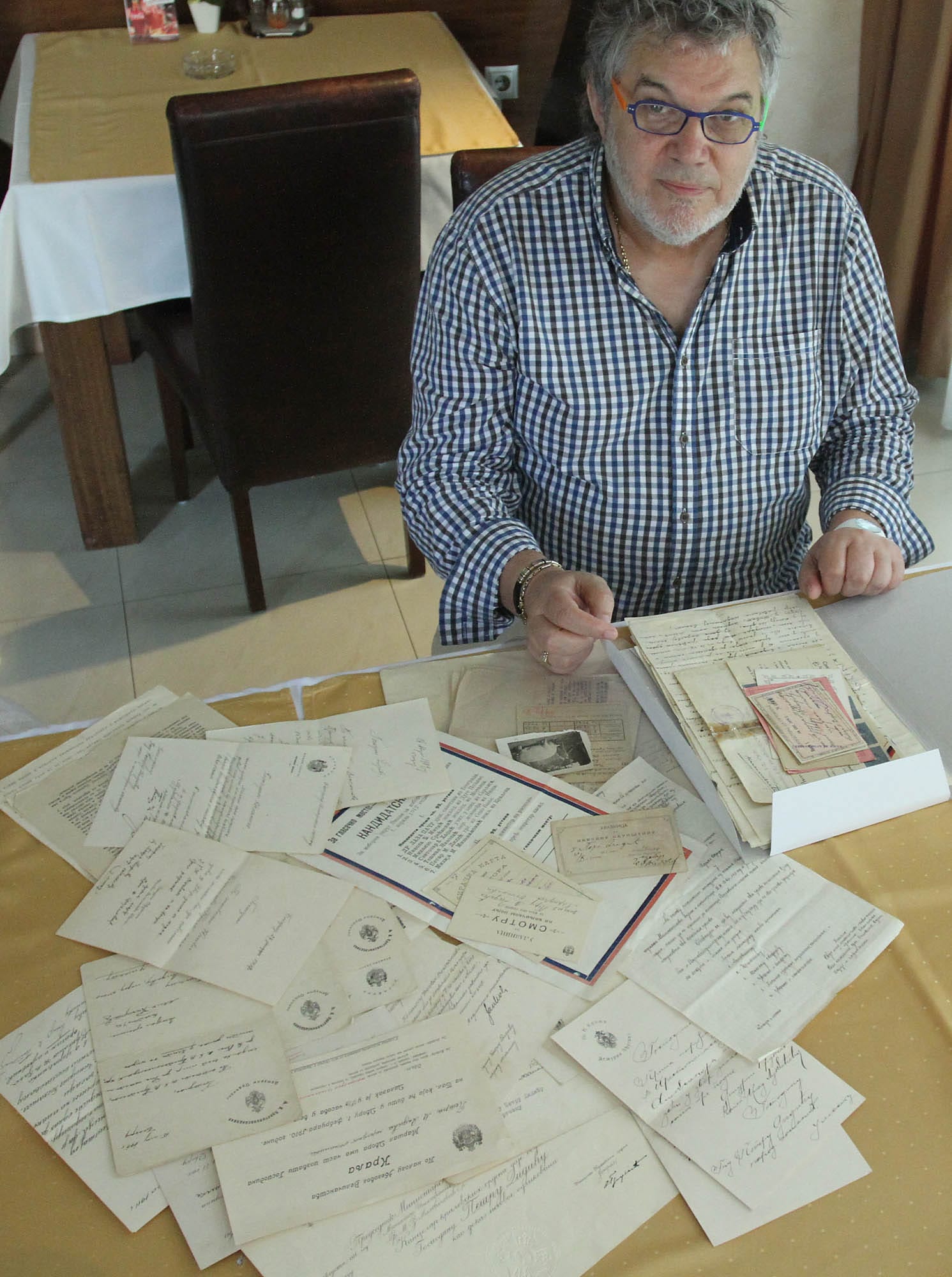 Petar Didic sa pismima iz srpskog dvora