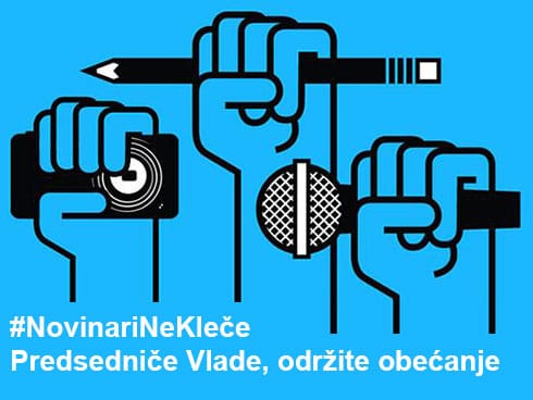 Protest Novinari Ne Klece