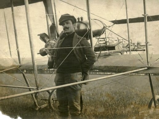 Mihajlo Petrovic srpski pilot obucavan u Farmanovoj skoli u Francuskoj