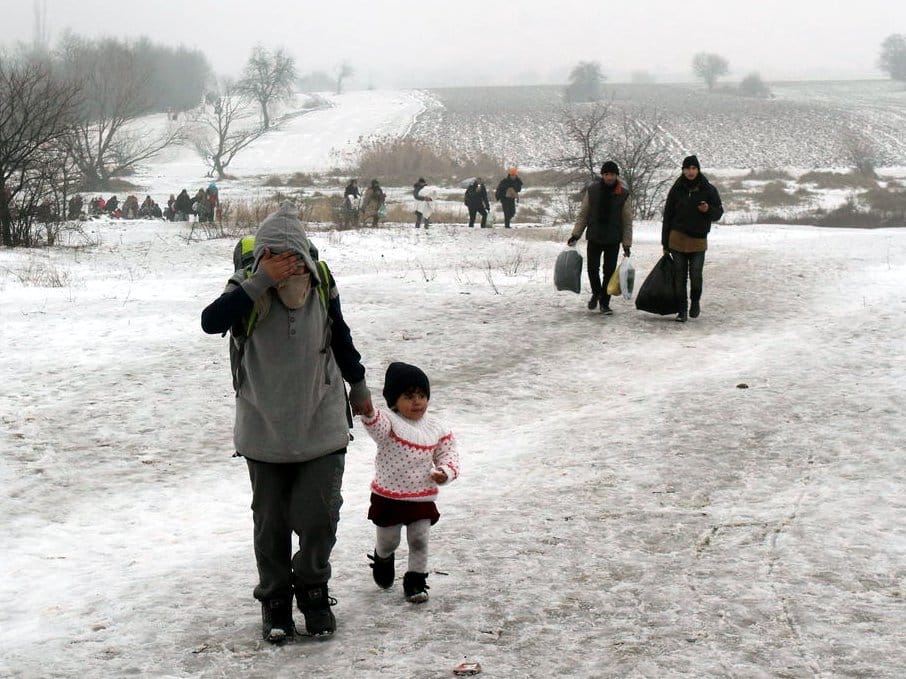 sneg izbeglice MIC Miratovac