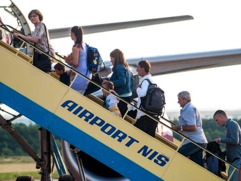 Putnici na niškom aerodromu