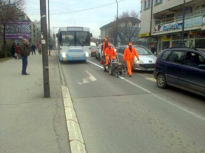 obelezavanje signalizacije u leskovcu putari