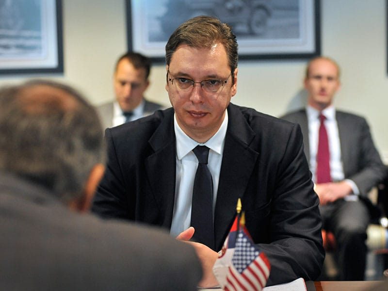 Aleksandar Vucic Ash Carter
