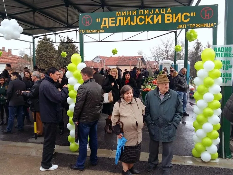Otvorena mini-pijaca u niškom naselju Delijski vis 2 pijaca delijski vis
