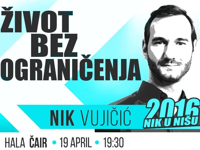 nik vujicic nis srbija 2016