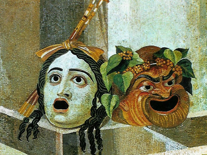 Kakvo društvo biramo? 15 Gargoyles on a mosaic in the Museum Capitolini