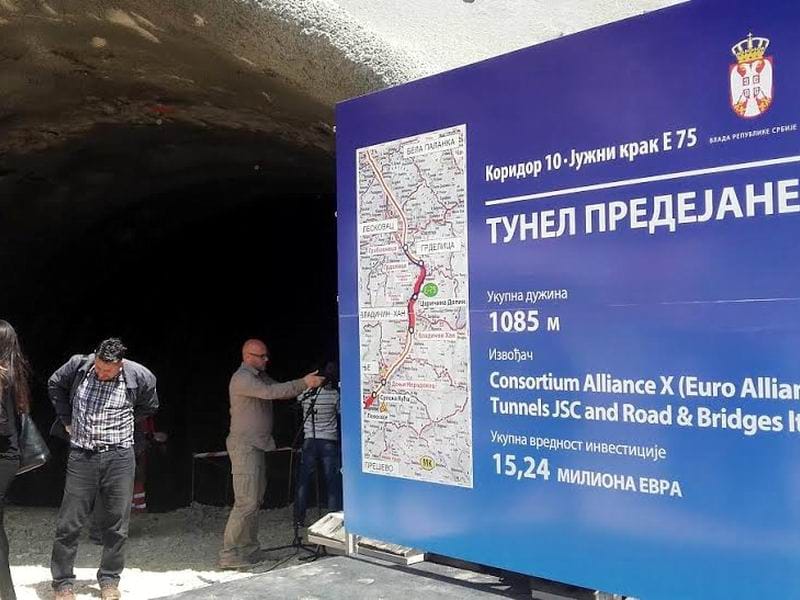 Probijen tunel kod Predejana na Koridoru 10 9 tunel predejane 1
