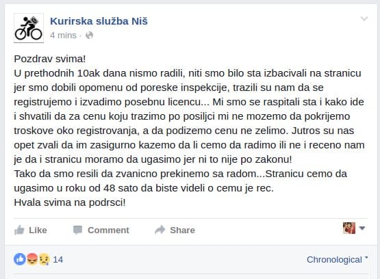 kurirska sluzba fb