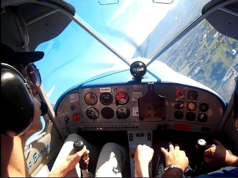 Nemanja Dinic pilot Balkan Youth Newsroom