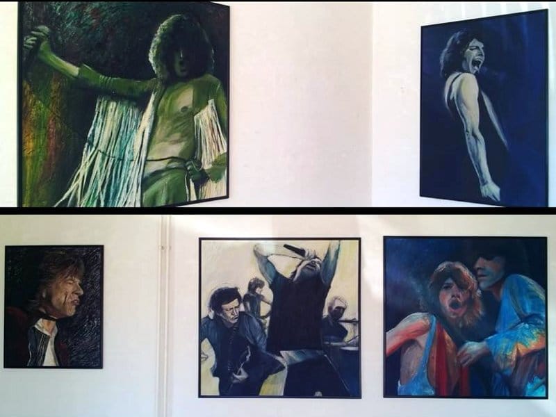 Portreti rok legendi na izložbi slika 1 Izlozba slika NKC