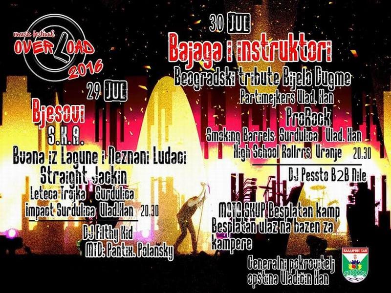 Overload festival V Han Zvanicni plakat