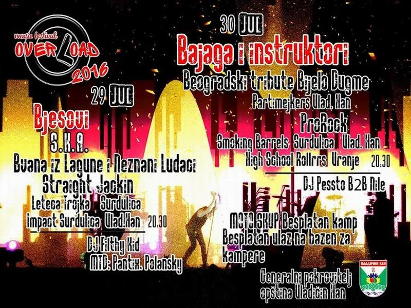 Overload festival V Han Zvanicni plakat