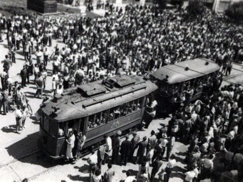 Odlazak tramvaja Nikola Markovic